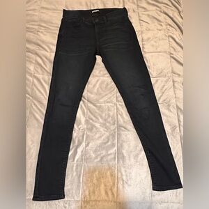 Express Midrise Dark Blue Jean Leggings